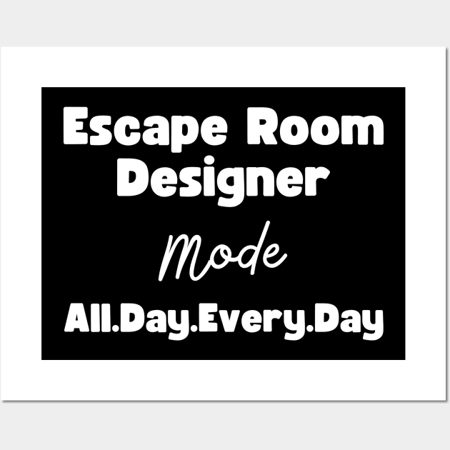 Escape Room Wall Art by HobbyAndArt